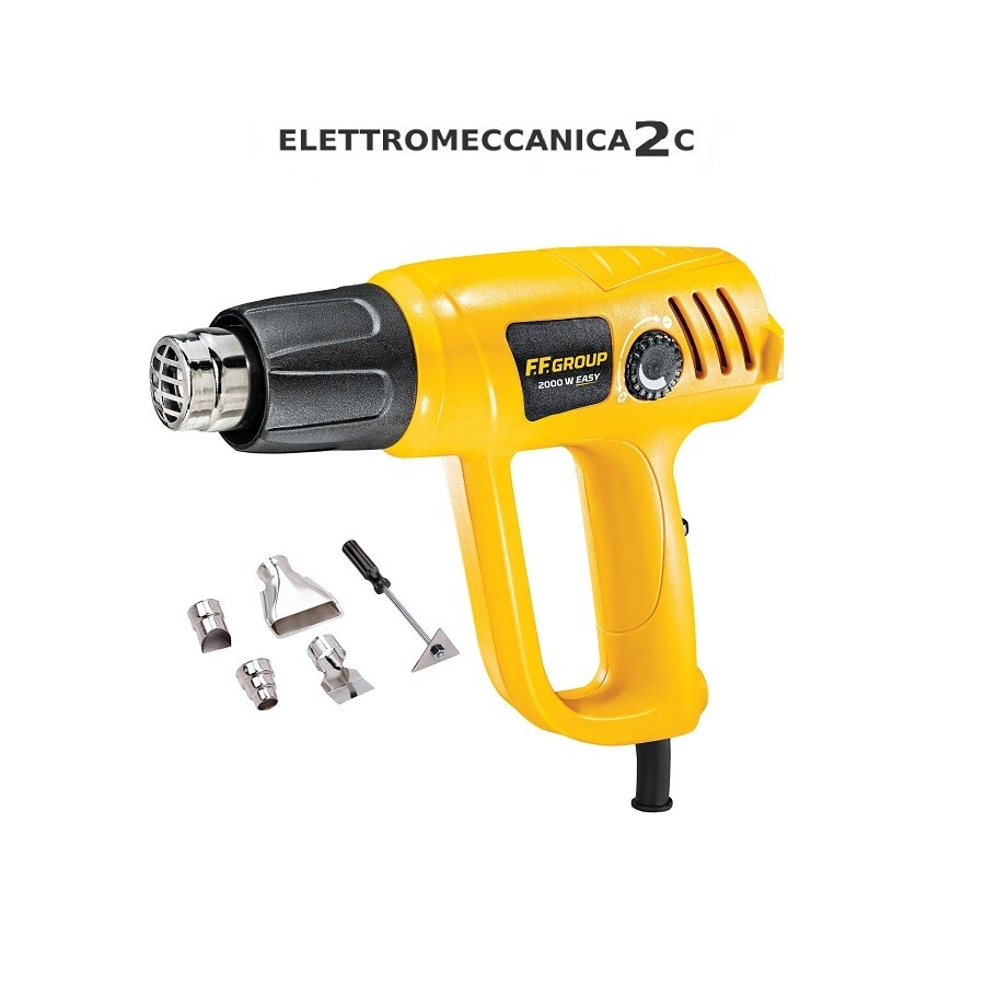 FF GROUP HG 2000 EASY pistola termica 2000w 50-600gradi 30m3/h 41350