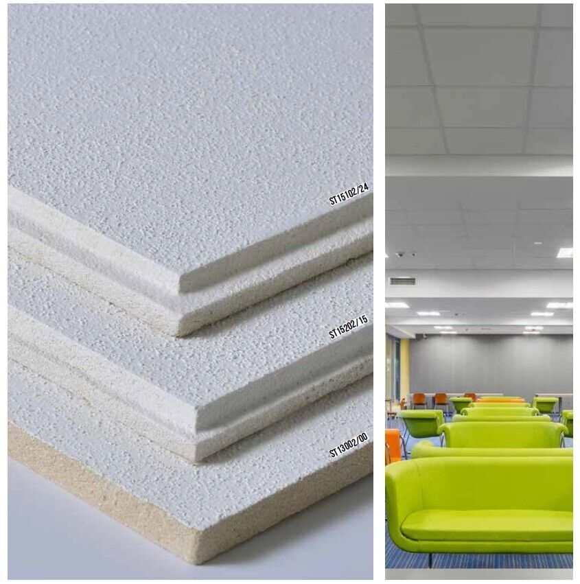ITP PANNELLO CONTROSOFFITTO SANDED FIBRA MINERALE BUCCIATA 60X60/5.76MQ (16PZ)