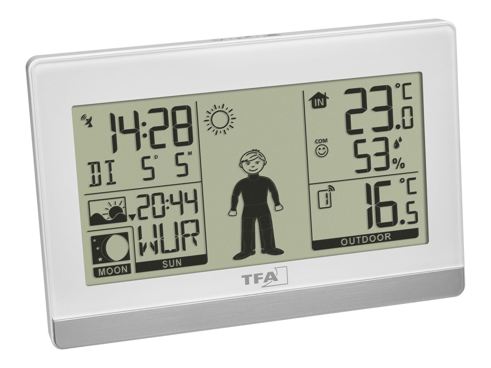 TFA Weather Boy Weather station white white Weather Station 35.1159.02