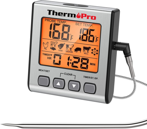 ThermoPro TP16S Termometro digitale per carne, ottimo grigliare One Probe