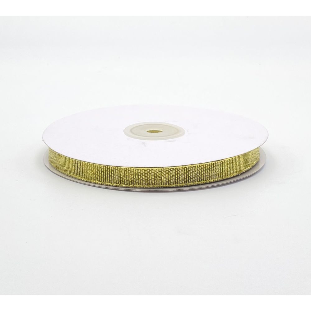 Nastro in LAME' ORO GOLD 10 mm x 50 metri 13RY