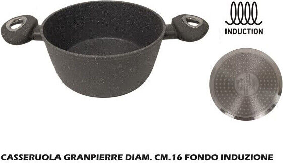 Casalinghi Letizia Ceramica Casseruola Induzione cm 16 Gran Pierre