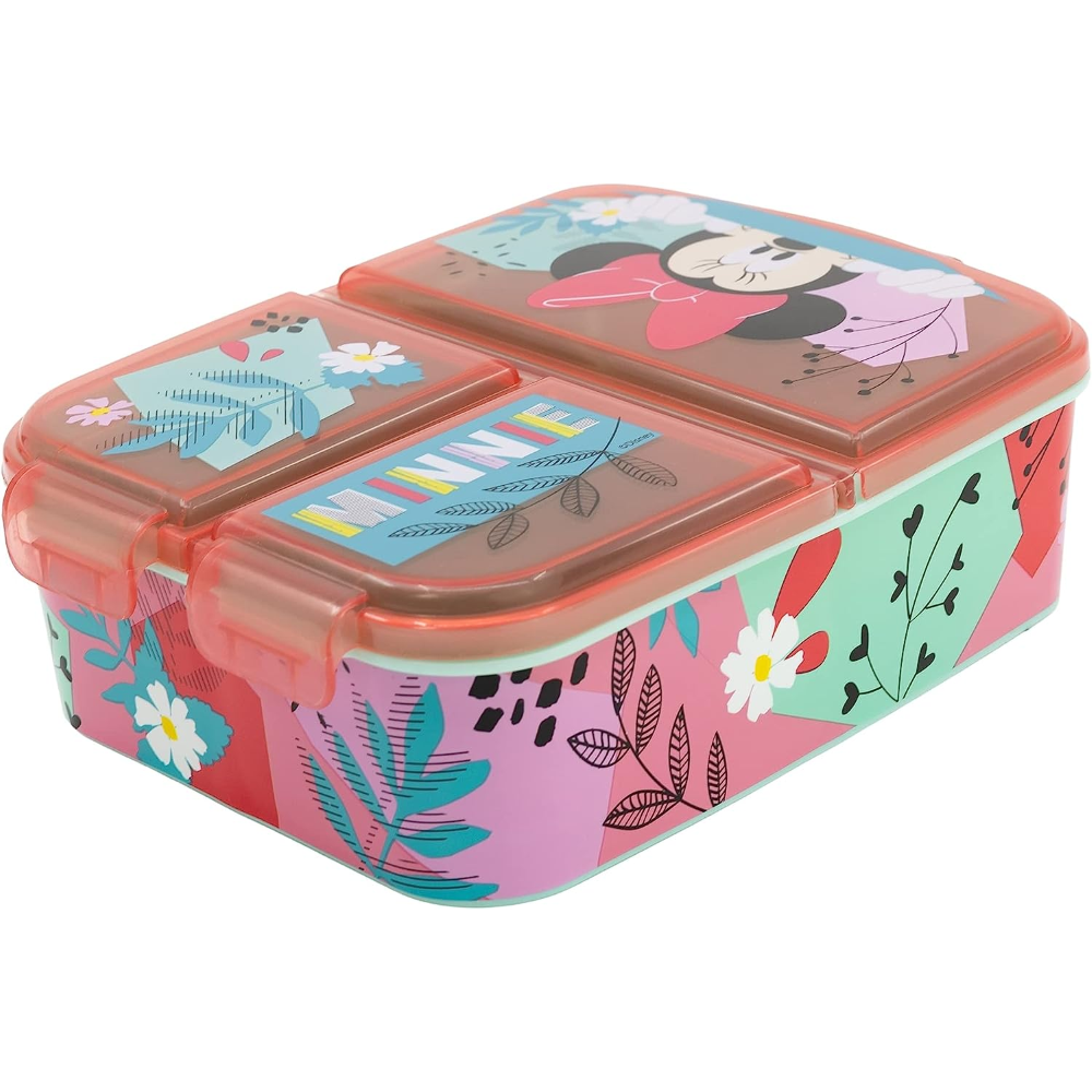PORTAMERENDA MULTISCOMPARTO MINNIE DISNEY PORTA PRANZO SCUOLA TEMPO LIBERO