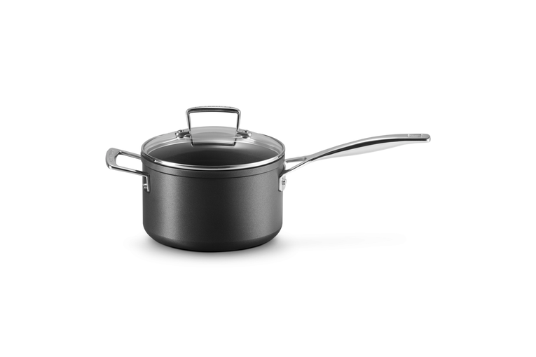 Le Creuset - Casseruola Alluminio 20cm con Maniglia e Coperchio Vetro Le Creuset