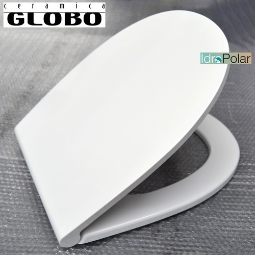 NUOVO SEDILE WC ORIGINALE 4ALL CERAMICA GLOBO IN TERMOINDURENTE COPRIWC BAGNO