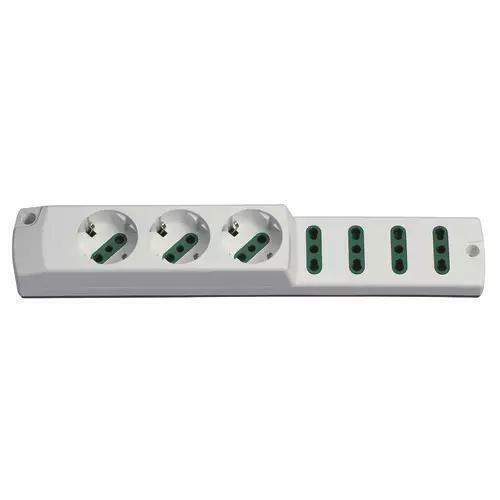 PRESA MULTIPLA 3P30+4P17/11 BIANCA - SENZA CAVO DI ALIMENTAZIONE