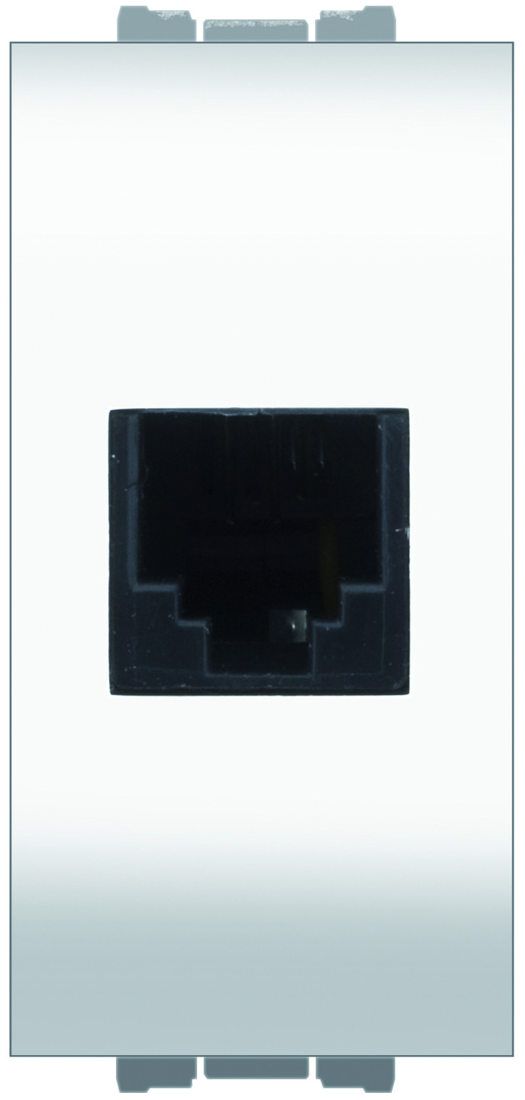 Feb Elettrica PRESA TELEFONICA RJ11 PLUG 6/4 Col. Bianco