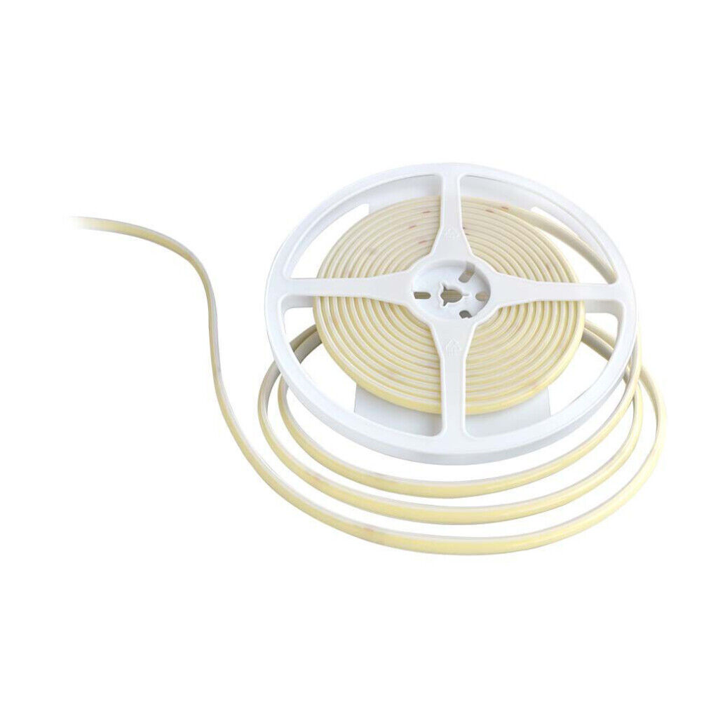 5 m LED COB Strip - 320 LEDS 10W/M Green IP67 24V