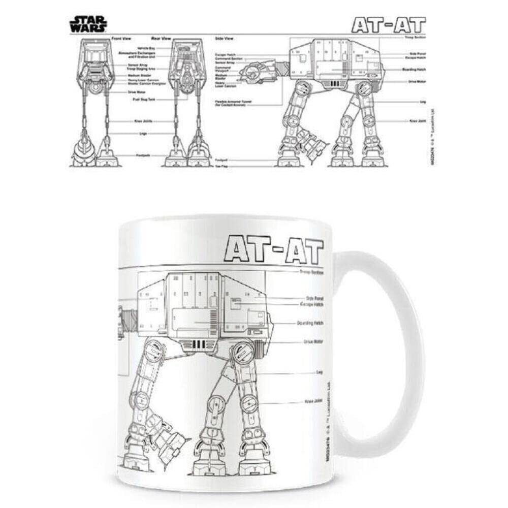 Star Wars AT-AT Sketch Unisex Tazza standard ceramica Standard Standard