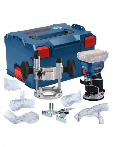 Rifilatore BOSCH GKF 18V-8 (Solo corpo + L-Boxx 238 + con accessorio sistema di