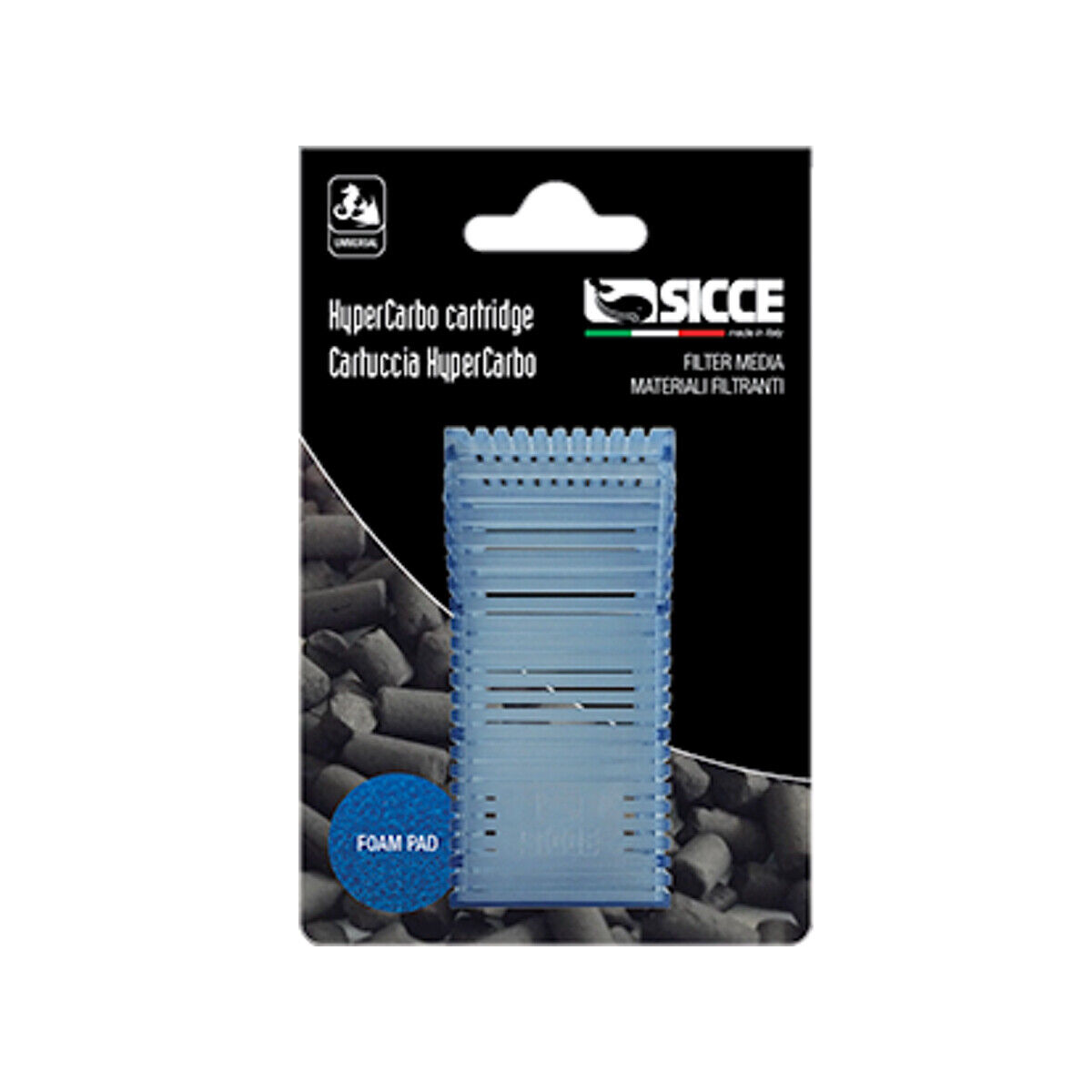 SICCE CARBONE MICRON RICAMBIO FILTRAGGIO CHIMICO BIOTRIX FILTRO ACQUARIO