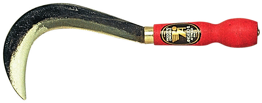 Angelo B. RONCOLINO CON MANICO ROSSO cm. 10