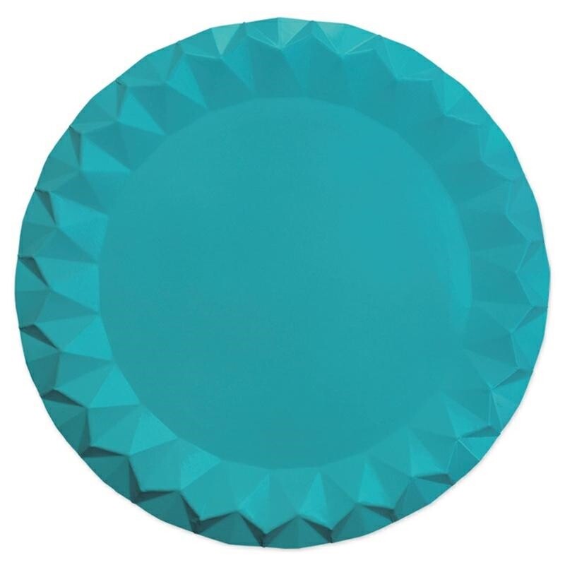 SOTTOPIATTI DIAMANT ACQUA MARINA 32 CM 5 PZ