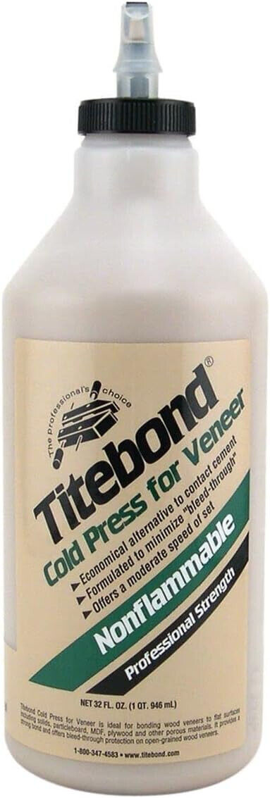 Titebond 5175 - Colla per legno per impiallacciatura a freddo - 946 ml
