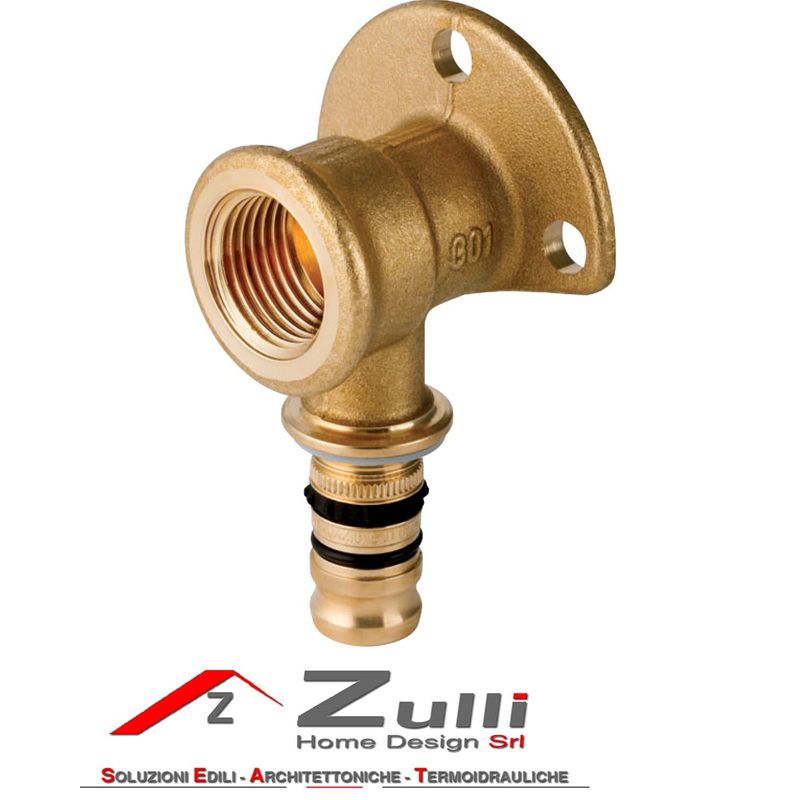 Gomito flangiato corto 20x1/2"
