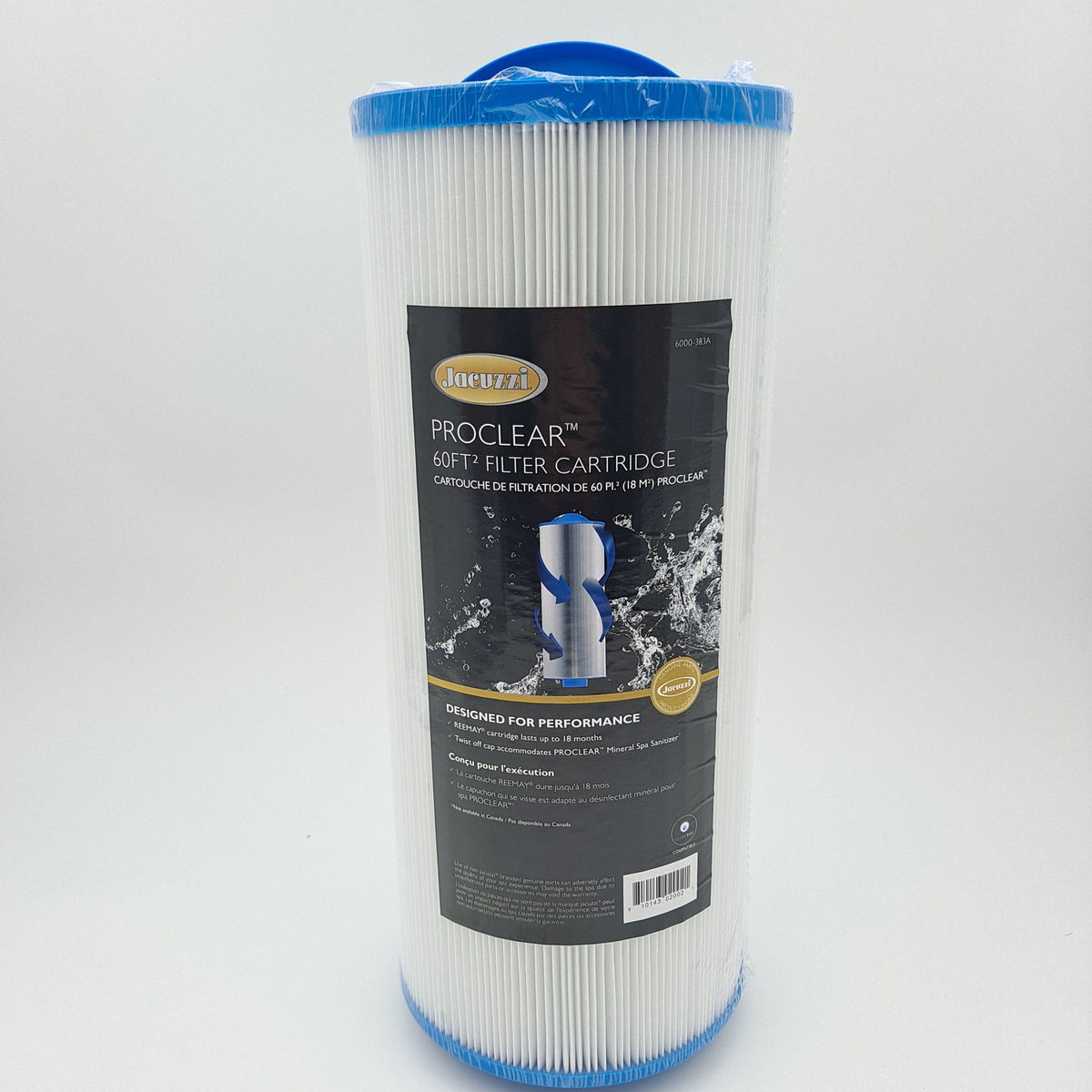 Ricambio filtro carta 60SQFT per minipiscina J300 Jacuzzi 940810631