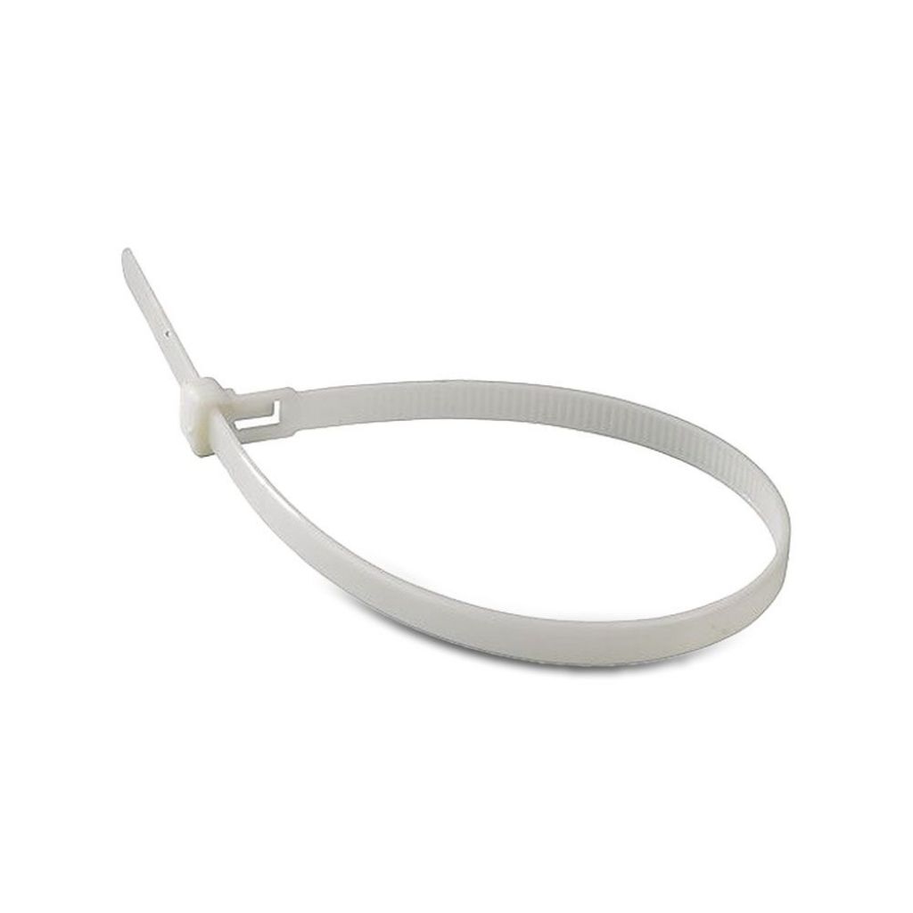 1 pz Cable Tie 2.5*150mm White 100Pcs/Pack