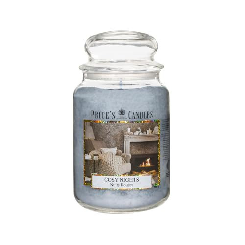 Price's Candles - Candela in Giara Grande Cosy Nights - Durata Fino a 150 (C9K)
