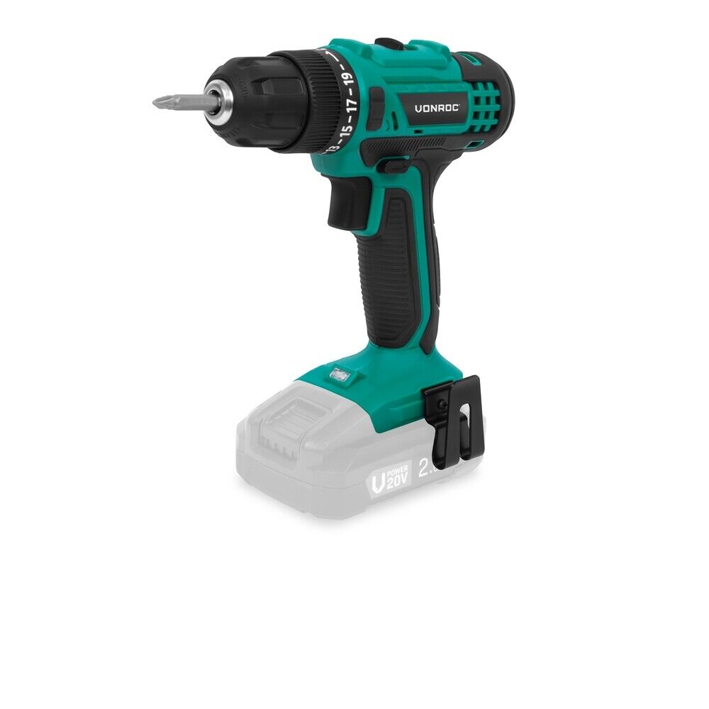 Trapano avvitatore 20V | Escluso batteria e caricabatterie rapido VONROC