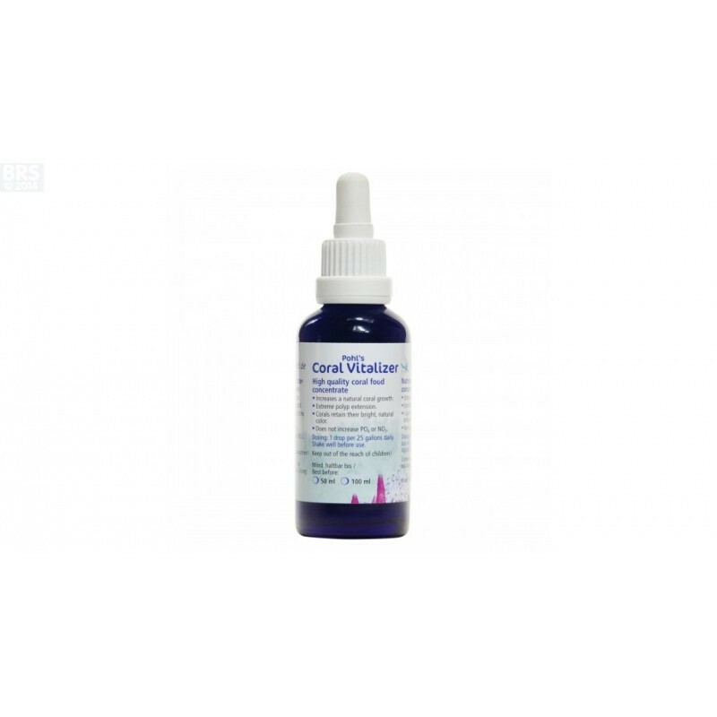 KORALLEN-ZUCHT POH'L CORAL VITALIZER 50 ML NUTRIMENTO CORALLI ACQUARIO MARINO