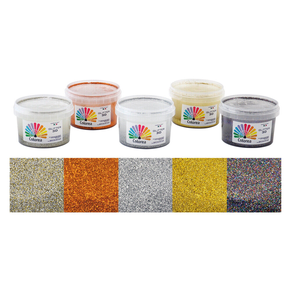 GLITTER PER DECORAZIONI ml.250 - multicolor COLOREA