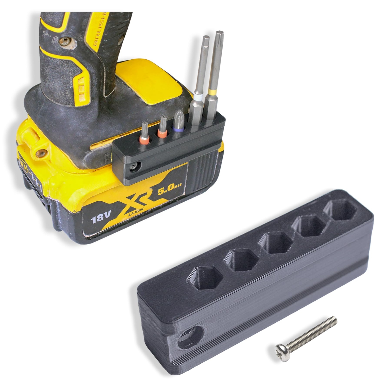 Decoralin Supporto magnetico per punte Dewalt 18V XR Impact Driver e (i7R)
