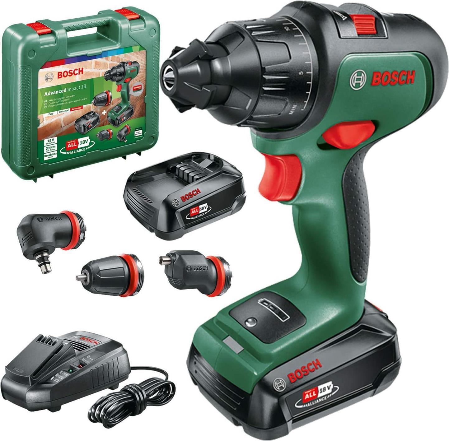 Bosch AdvancedImpact 18 1500 Giri/min 11 kg Nero Verde