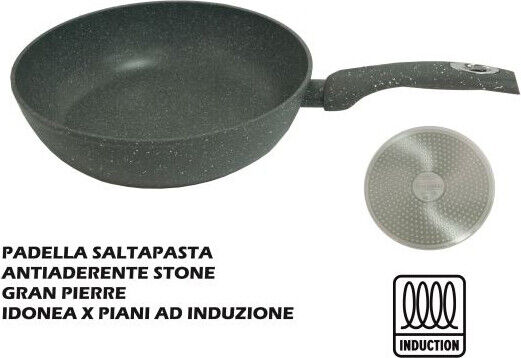Padella Antiaderente Induzione 32 cm Granpierre Casalinghi Letizia Ceramica