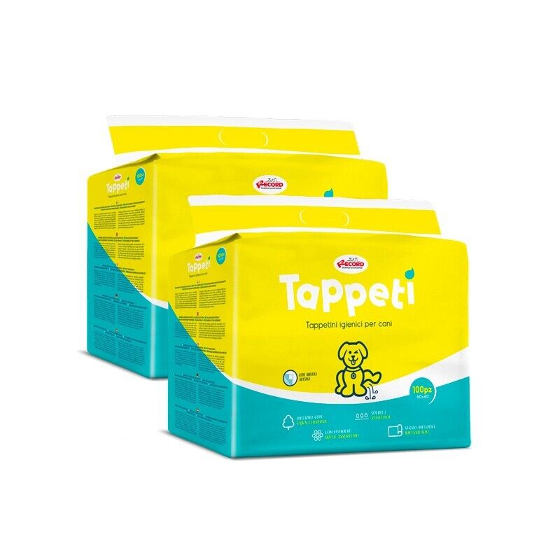 200 Tappetini Assorbenti per Cani e Cuccioli 60x60 cm → Traversine igieniche
