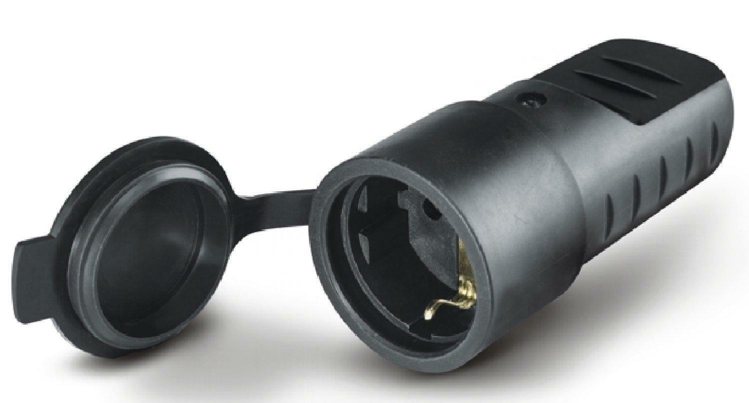 SCAME PRESA MOBILE IP44 16A 250V DE SERIE QUICK NERO 110.3160