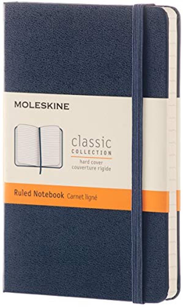 Moleskine Classic Notebook, Taccuino a Righe, Copertina Rigida e Chiusura ...