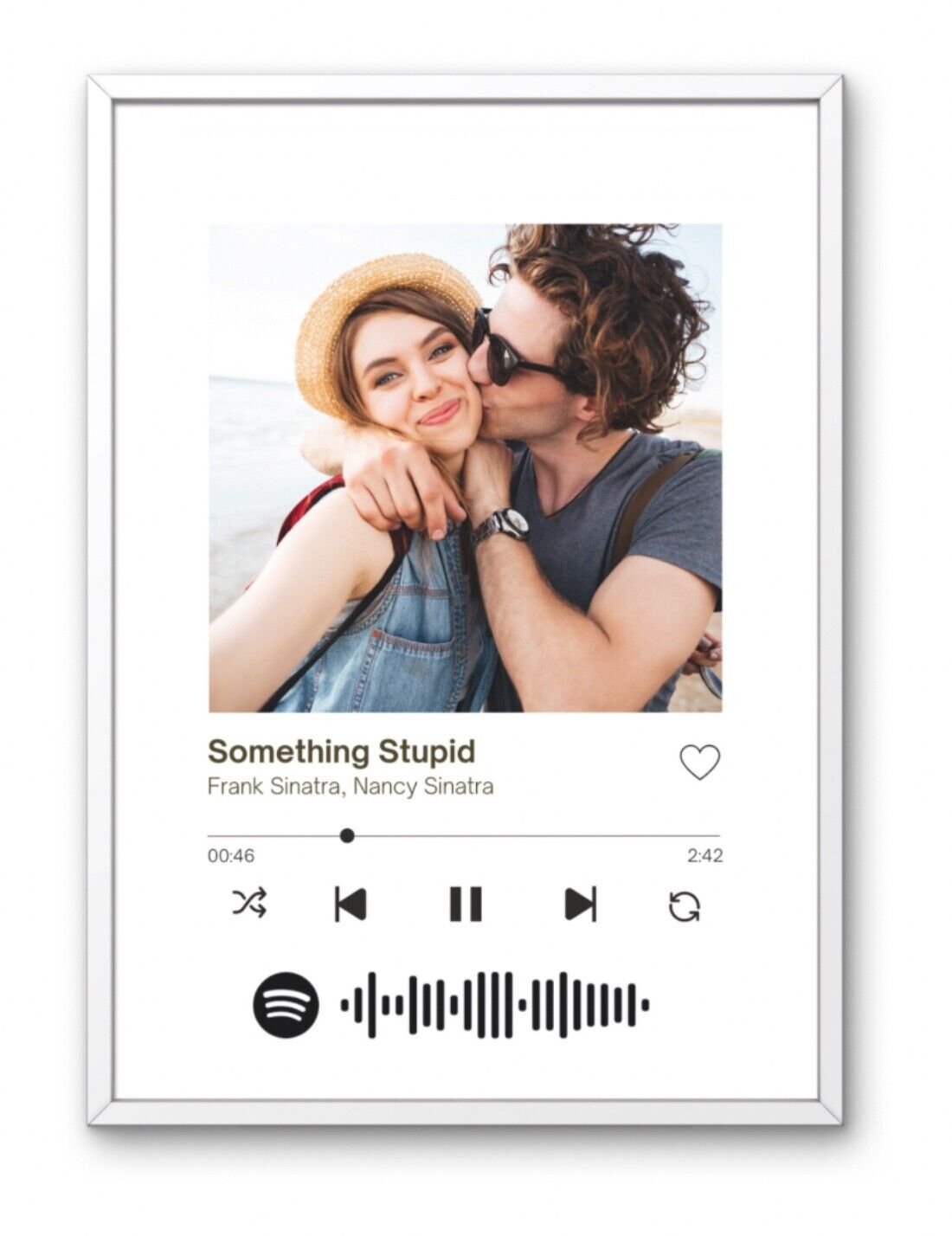 Cornice Personalizzabile San Valentino Spotify - Varzi dal 1956