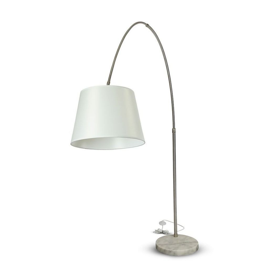 1 pz LED Floor Lamp E27 Ivory Lamp Shade