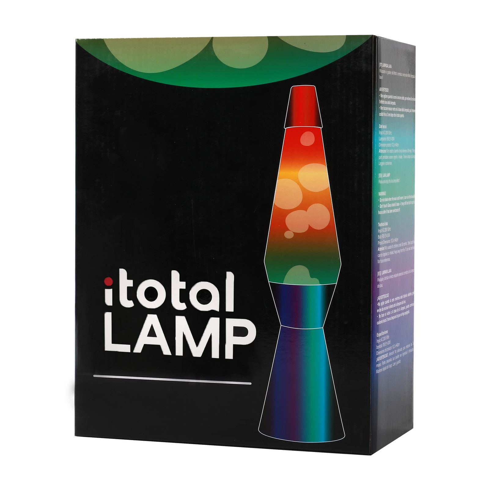 ITotal Lampada Lava Arcobaleno XL1767
