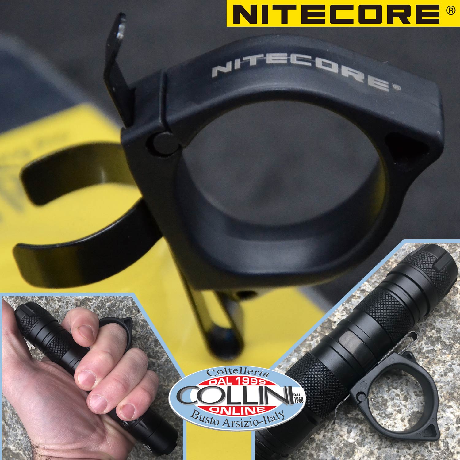 Nitecore - NTR10 - Tactical Ring Pro per P10i, P10iX, P20i, P20iX, P23i, MH12...