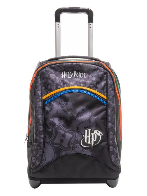 ZAINO TROLLEY HARRY POTTER zaino trolley 2 ruote JET BLACK ND  scelta=P JET BLAC
