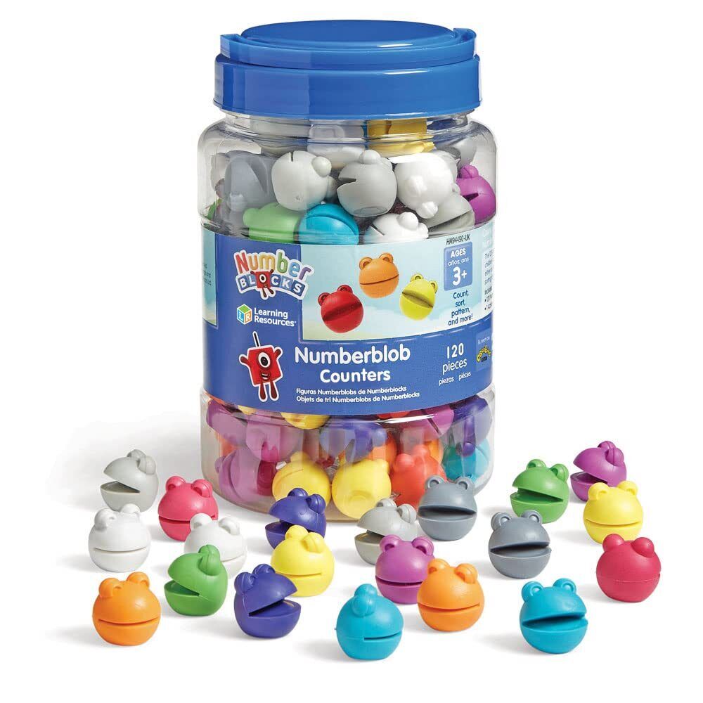 Learning Resources Numberblocks Numberblob Counting Set, Maths Counters for Kids