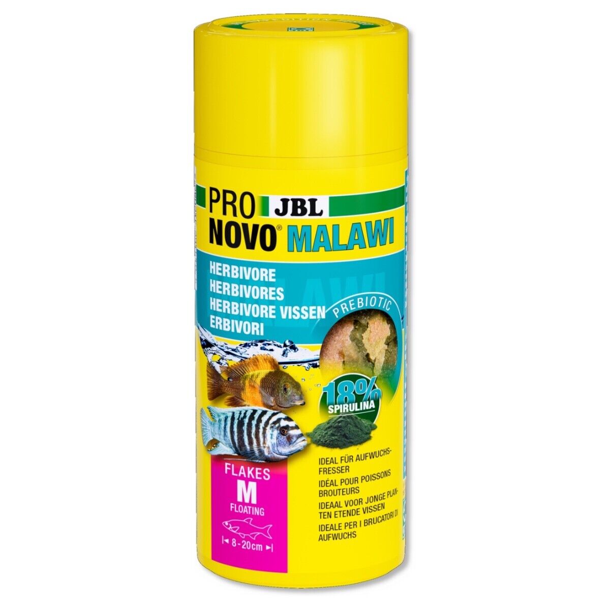 JBL PRONOVO MALAWI FLAKES M 250 ML MANGIME FIOCCHI SCAGLIE CICLIDI ACQUARIO