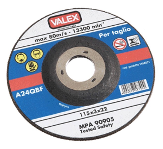 DISCO ABRASIVO DA TAGLIO PER SMERIGLIATRICE DIAM 230 SP 3 1464659 VALEX