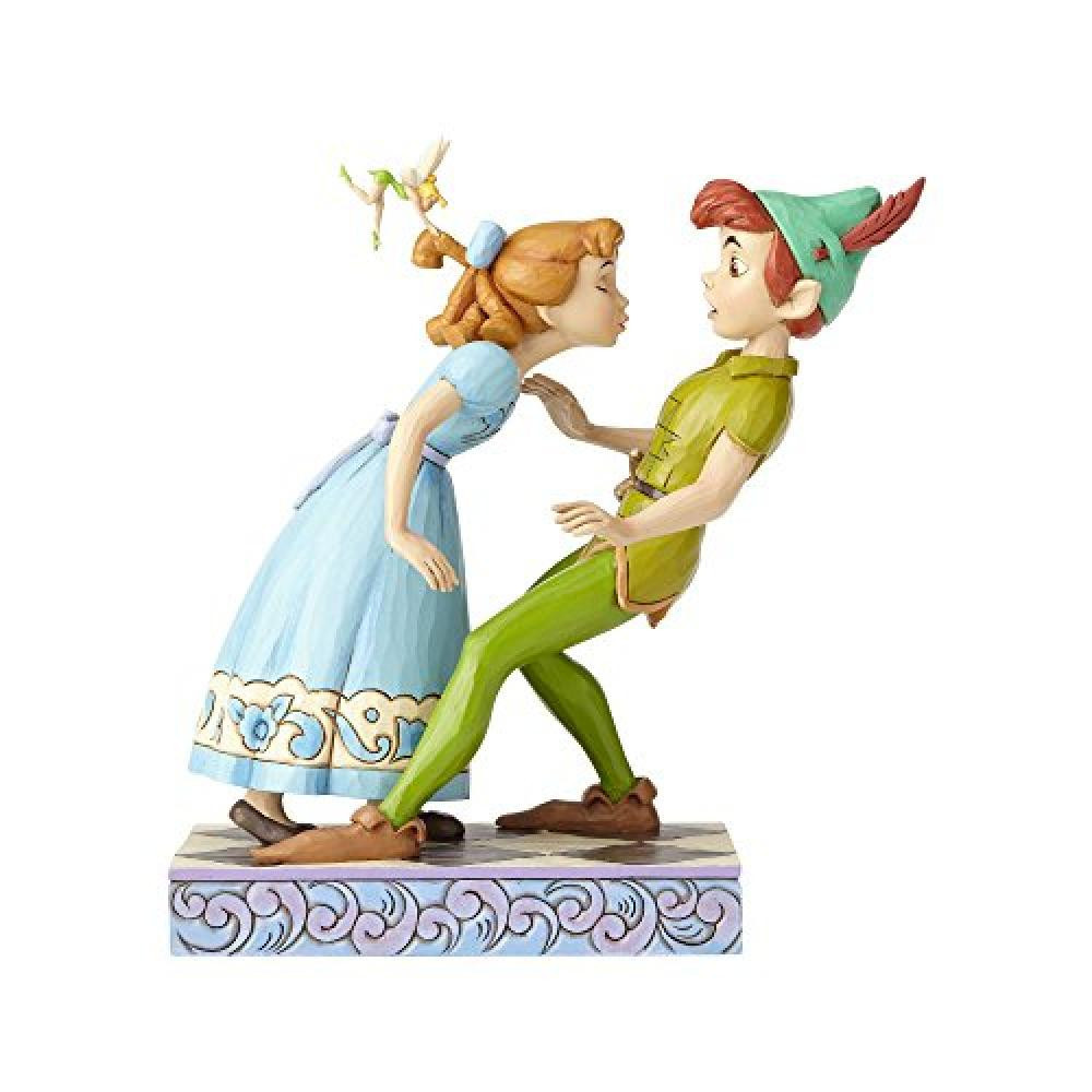 (TG. 170x110x190 cm) Disney Traditions Figurina di Peter Pan & Wendy, Resina, Mu