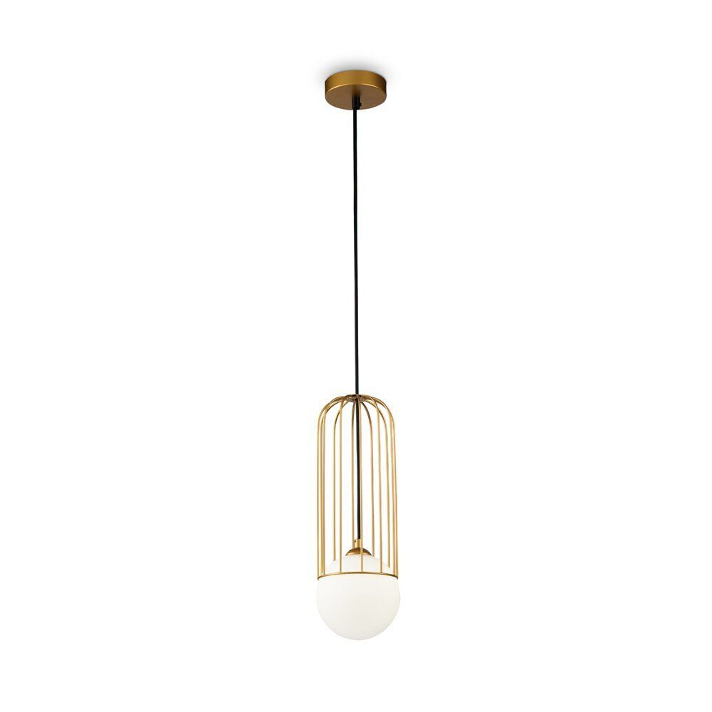 Sospensione Contemporanea Telford Piccola In Metallo Oro 1 Luce
