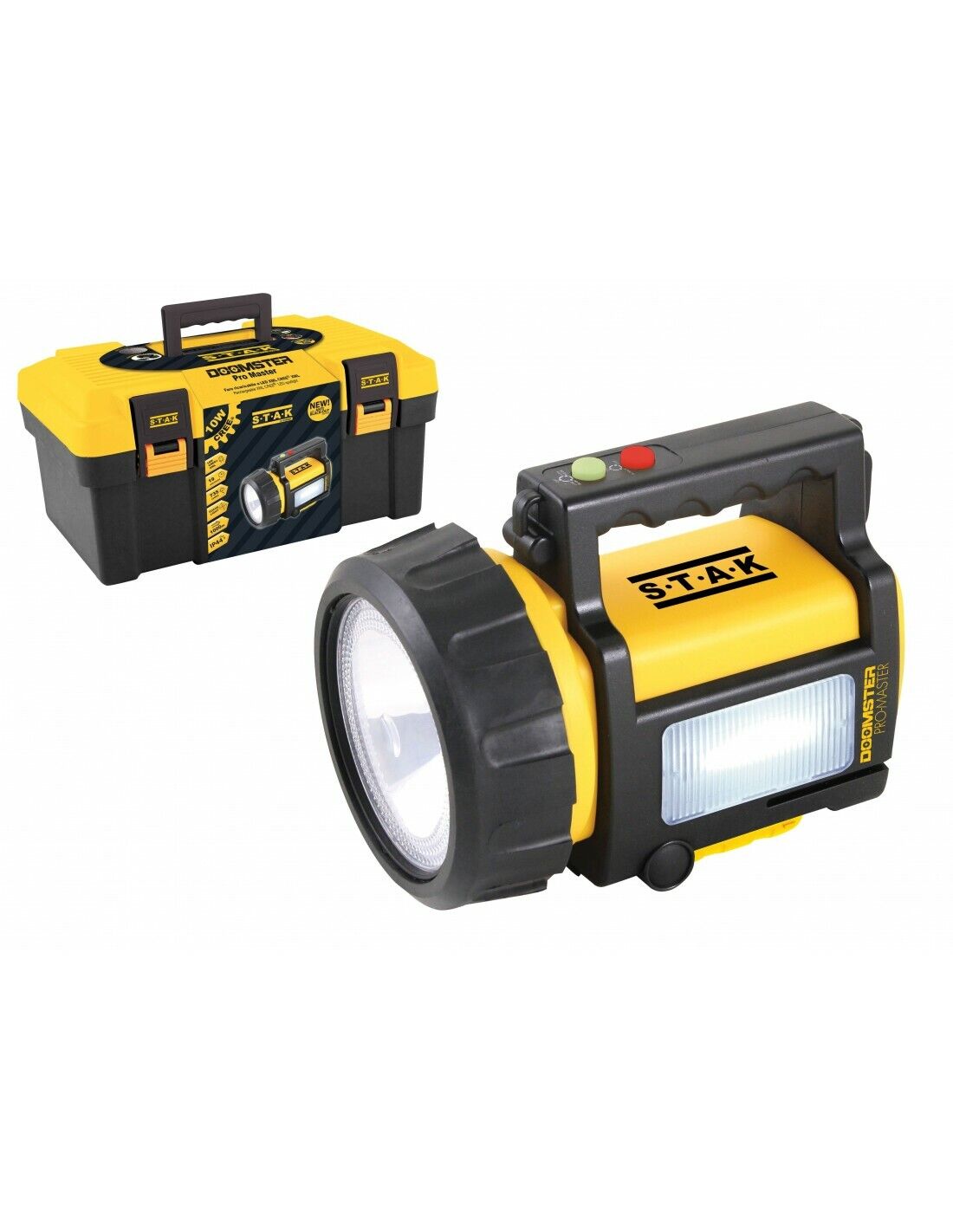 STAK VELAMP ST999-10L Faro torcia led ricaricabile led 10w con power bank