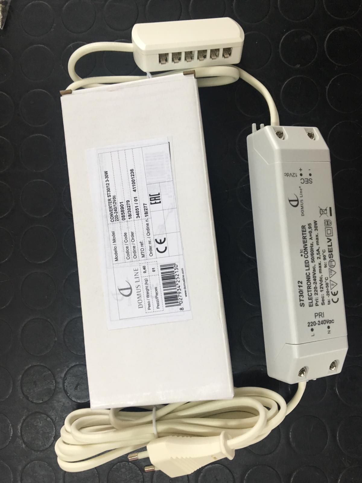 Alimentatore ST30/12 30W 12V Domus line