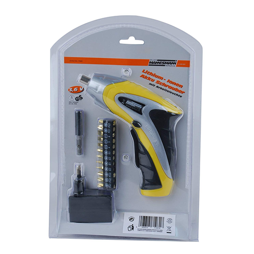 AKKU SCHRAUBEERNDREHER 3.6 V, M17480 – Avvitatore a batteria, 3.6 V, batterie ag