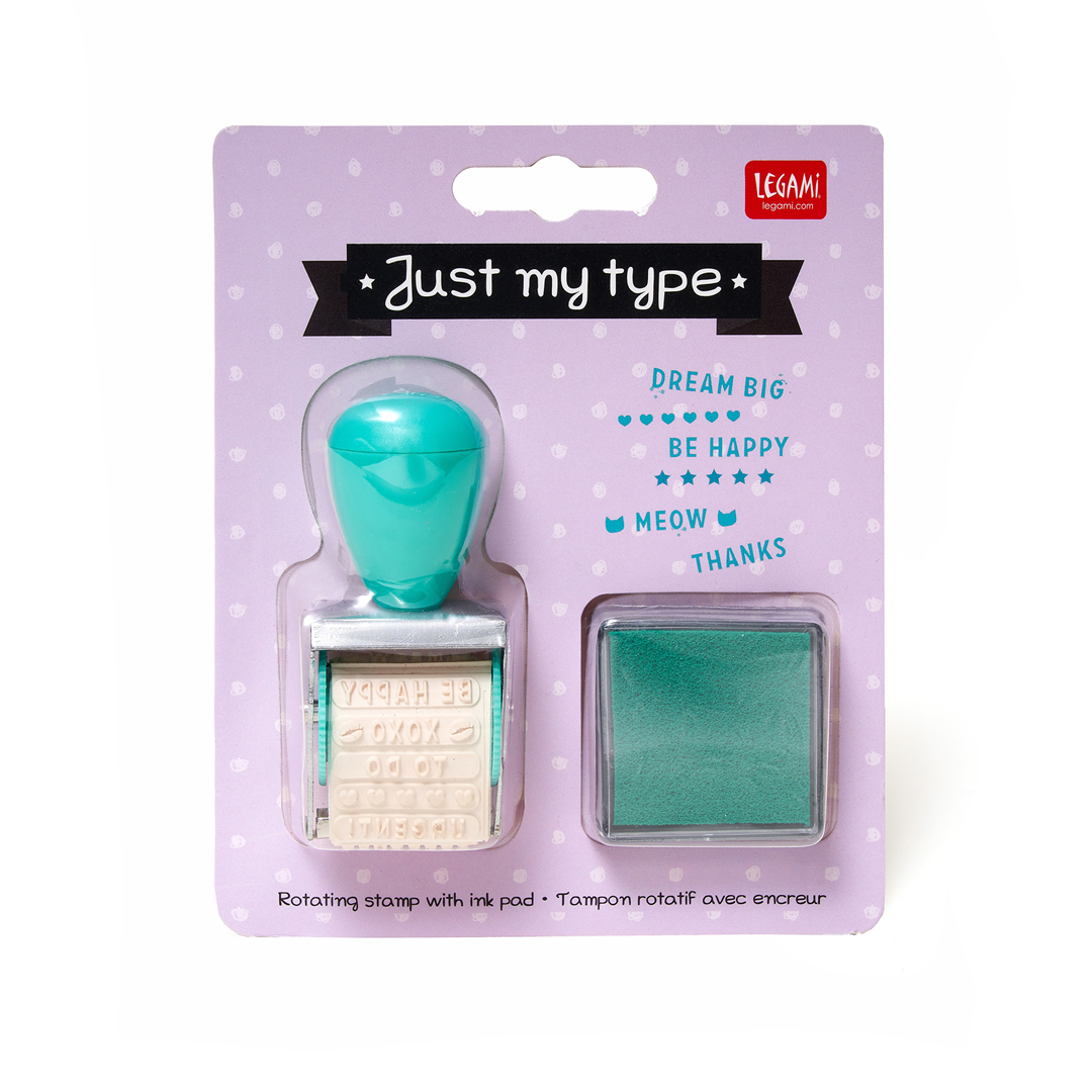 Timbro Girev. Con Tamp. Inch. - Just My Type  | Legami