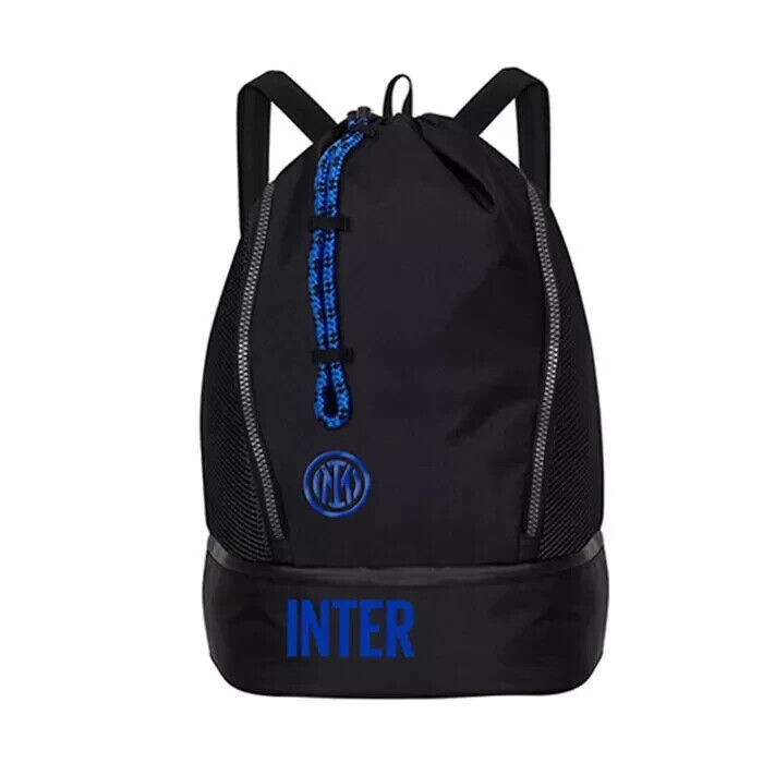 INTER SACCA CON FONDO RIGIDO PORTA SCARPE GYM PASSIONE PER LA VITA