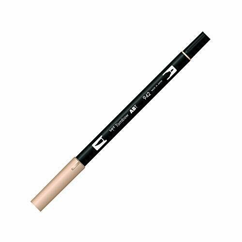 Tombow ABT 942 Doppia Punta: Pennello e Penna, Colore Marrone (942 Tan) (T7Z)