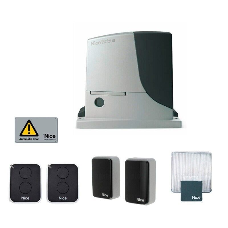 NICE ROBUS KIT 600 BD 24V PER CANCELLI SCORREVOLI FINO A 600 KG RB600BDKCE