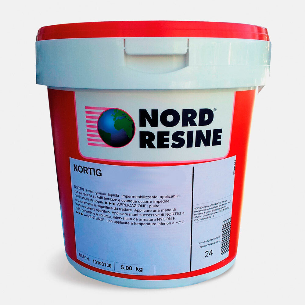 Nortig guaina liquida rossa  kg 5