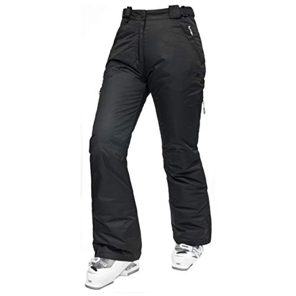 (TG. XXL) Trespass Lohan Pantaloni da sci, Donna, Nero, XXL - NUOVO